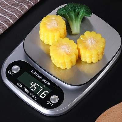 Cân Điện Tử Mini Định Lượng 1g - 10kg, Cân Tiểu Ly Nhỏ Gọn Có Màn Hình Hiển Thị, Độ Chính Xác Cao Kèm 2 Pin