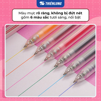 Combo 5/10/20 Bút gel Colochi Thiên Long Gel-050