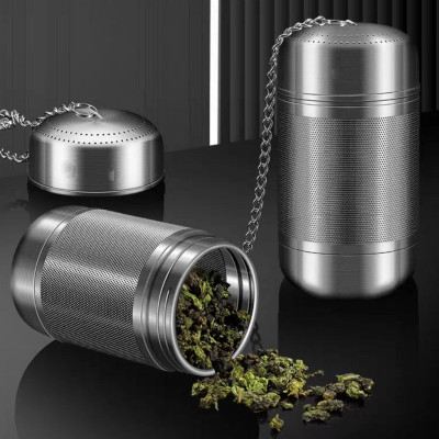 Quả Lọc Trà Inox SUS 304 Quả Lọc Trà Gia Vị Thảo Quả Lỗ Lọc Siêu Mịn Công Nghệ CNC Cao Cấp