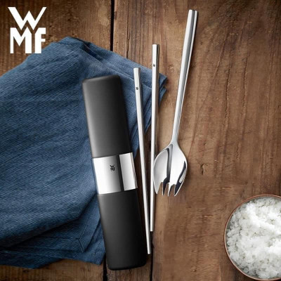 Bộ thìa đũa WMF My2Go Cutlery set 5-piece 5 chi tiết màu đen Hàng chính hãng