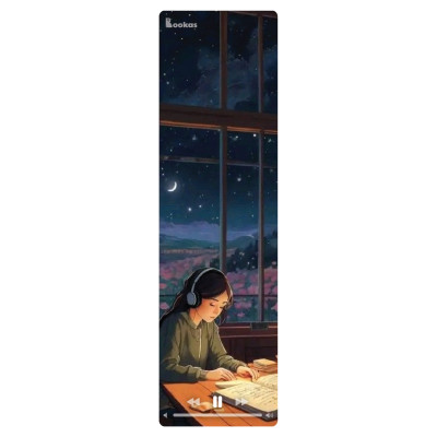 5 Cái Bookmark Kẹp Sách, Dấu Trang Hoạ Tiết Nghe Nhạc Chữa Lành   - SBOOKS