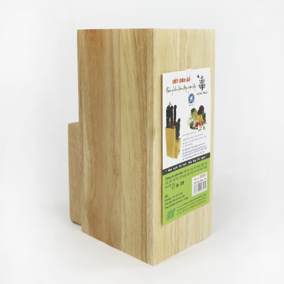 Giá cắm dao kéo size trung | Gỗ Đức Thành 22391 | Thiết kế thông minh, tiện dụng, dễ vệ sinh