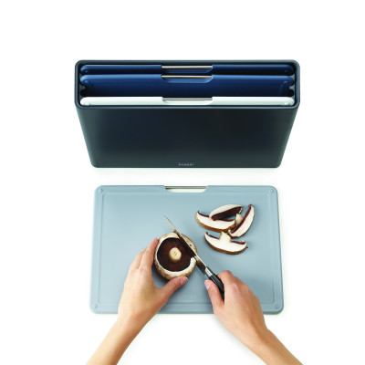 Bộ thớt cao cấp Joseph Joseph - 002089 Folio 4-piece Chopping Board Set Large Grey