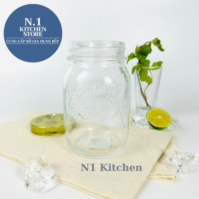 Hũ thủy tinh 500ml Quattro Invetro Ý - Hàng Chính Hãng