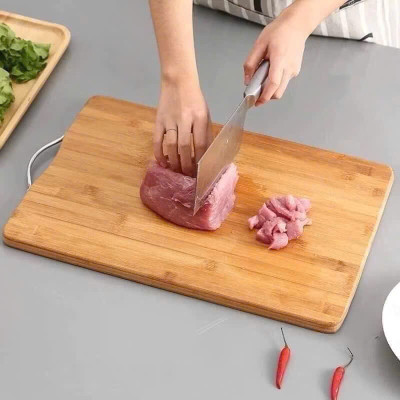 Thớt Gỗ Tre BAMBOO Cao Cấp Kháng Khuẩn, Chống Nấm Mốc - An Toàn Cho Gia Đình - HÀNG CHÍNH HÃNG MINIIN