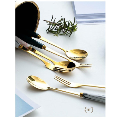 Thìa cafe - Nĩa(Rĩa) size Bé | THÌA NĨA INOX CÁN SỨ