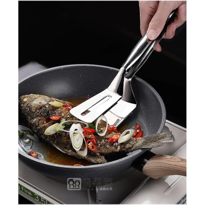 Kẹp Inox Gắp Đồ Chiên Nướng Nóng Kiểu Kẹp Tiện Lợi Chiên Nướng Chính Hãng TOKDODO