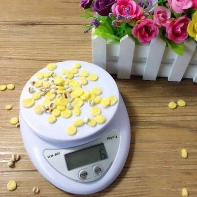 Cân Điện Tử Nhà Bếp Mini Electronic Kitchen Scale Cân Thực Phẩm 5Kg – 1G Tặng Kèm Pin - Hàng chính hãng 