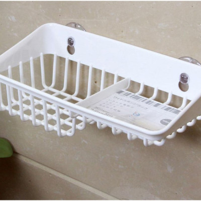 Combo 2 giá để xà bông, giẻ rửa bát 2 ngăn + Set 06 Miếng mút rửa chén bát hàng Nội Địa Nhật Bản