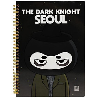 Sổ Lò Xo Design B5 - Kẻ Ngang - 80 Trang - Oxford D352B5-06 - The Dark Knight Seoul