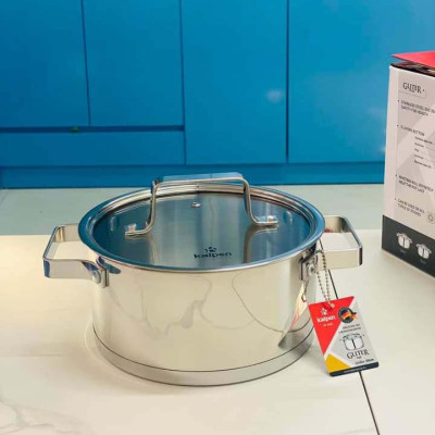 Bộ 3 nồi Inox 304 cao cấp 5 đáy Kalpen Gliter KP-3568 xuất Đức