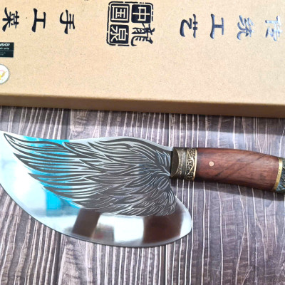 DAO BẾP - DAO THÁI CẮT HOA VĂN KHÂU ĐỒNG MÃ  A3 DT159 NT topcomshop vn