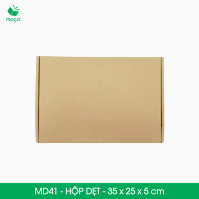 MD41 - 35x25x5 cm - 100 Thùng hộp carton trơn đóng hàng