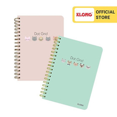 Sổ Dot Grid lò xo kép B5- 200 trang 120/92; MS: 962