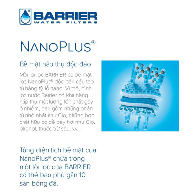 Bộ Lõi Lọc Nước Máy Thay Thế Dùng Cho Máy Lọc Nước Barrier Expert BA-CSE-ST