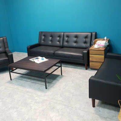 Sofa băng Juno sofa màu nâu, đen 80 x 80 x 90 cm