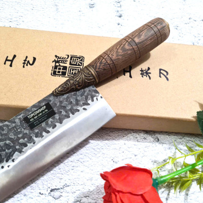 DAO BẾP - DAO THÁI HOA VĂN CAO CẤP MÃ A2 DT151 NT topcomshop vn