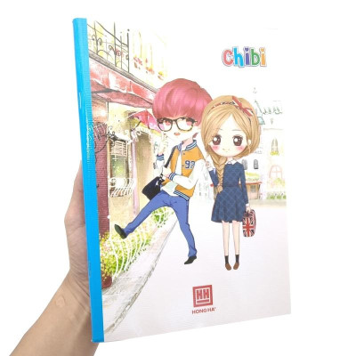 Combo 5 Vở Teen Chibi - 4 Ly Ngang 200 Trang ĐL 58g/m2 - Hồng Hà (Mẫu Màu Giao Ngẫu Nhiên)