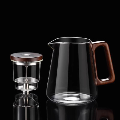 Ấm Trà Thủy Tinh, Bình Pha Trà Cao Cấp Chịu Được Nhiệt Độ Cao, Dung Tích 800ml