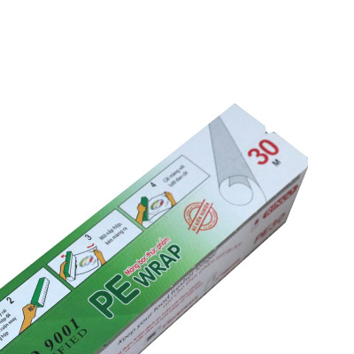 Màng bọc thực phẩm PE Ringo, An toàn, Dùng được trong tủ lạnh, lò vi sóng, có lưỡi cắt dạng trượt