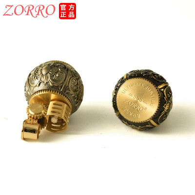 Vỏ Hột Quẹt Bật Lửa Zorro Z583 Mini Thiết Kế Độc Lạ Với Hoa Văn Cổ Nổi Nhiều Màu - Dùng Xăng Bấc Đá Cao Cấp