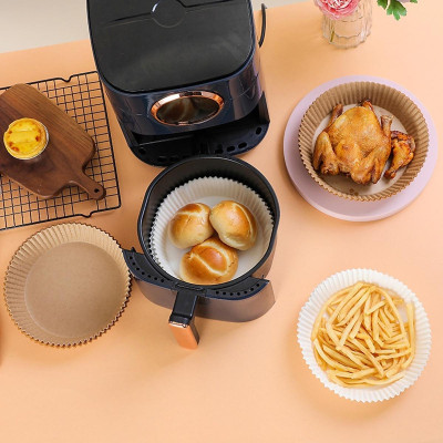 Giấy Nến Lót Nồi Chiên Không Dầu Hình Khuôn Bánh Siêu Tiện Lợi - Thấm Giảm Thiểu Tối Đa Dầu Mỡ Bám