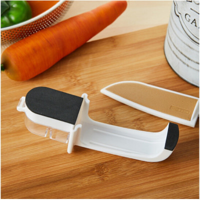 Combo mút rửa xoong nồi 2 mặt thô/mịn Ohe cao cấp + dụng cụ mài dao cầm tay - made in Japan