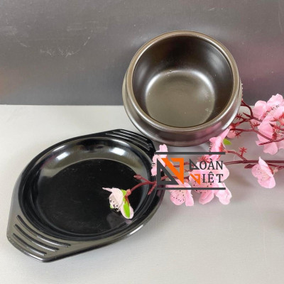 NỒI KHO QUẸT, THỐ CƠM TRỘN HÀN QUỐC, CANH HẦM, CƠM NIÊU 12cm - Gốm sứ C.Lượng, kiểu dáng sang trọng TẶNG KÈM ĐẾ LÓT. Chu