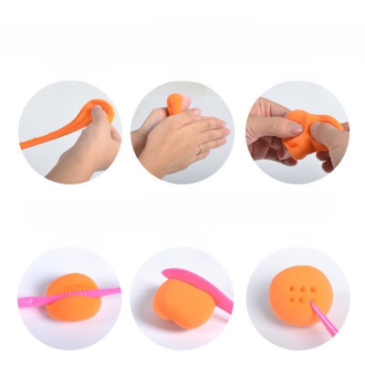 Đất Nặn Nhiều Màu - Chất Liệu An Toàn Đất sét tự khô an toàn Lốc 36 màu cao cấp Softclay nặn hình, làm Butter slime