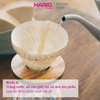 Giấy lọc cà phê Hario 100 cái (V60-VCF-02-100M)