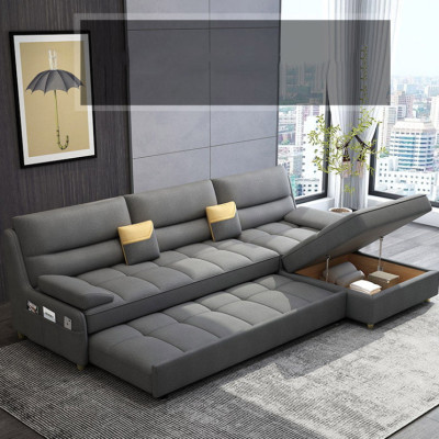 Sofa giường đa năng hộc kéo cao cấp HGK-19 ngăn chứa đồ tiện dụng Tundo KT 2m5