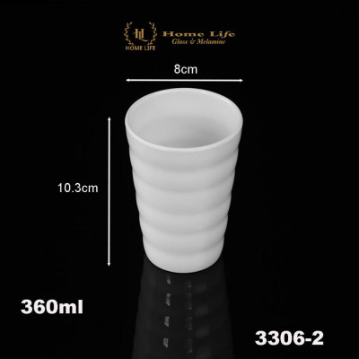 Cốc Melamine siêu bền (Hàng nhập khẩu )  | LY ĐEN NHÁM SIÊU BỀN - CHỊU LỰC - CHỊU NHIỆT MELAMINE A5 | CỐC ĐEN