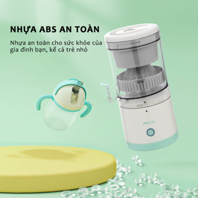 Máy Vắt Cam Tự Động-Máy Ép Hoa Quả Đa Năng Sử Dụng Sạc USB Tiện Lợi
