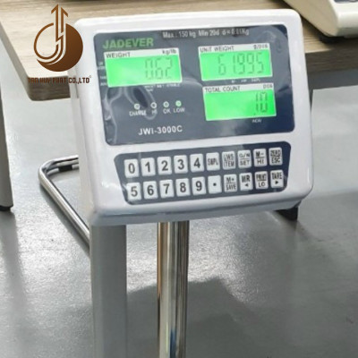 Cân Đếm Số Lượng JWI-3000C - Mặt Bàn Cân 500x600MM 