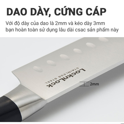 Bộ dao kéo nhà bếp Lock&Lock bằng thép không gỉ CKK303 CKK304 CKK305 - Hàng chính hãng chống ăn mòn - JoyMall