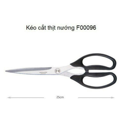 Kéo Cắt Thịt Nướng Cao Cấp F00096 màu đen (Cam kết hàng chính hãng)