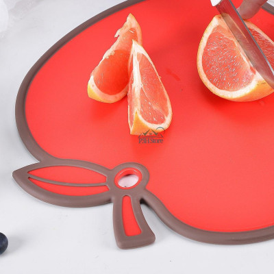 Thớt nhựa kháng khuẩn Lock&Lock viền Silicone nhiều hình dạng màu sắc CSC55