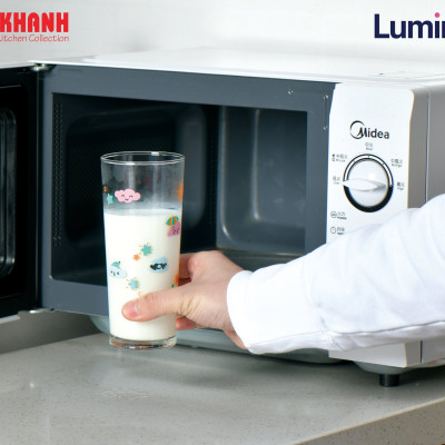Ly Thủy Tinh Đổi Màu Có Nắp Luminarc Lille Scale Unicorn 425ml - Q3810