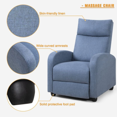 Ghế thư giãn ngã cơ spa nail Tundo RECLININGCT