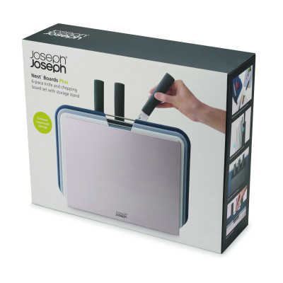 Bộ dao thớt 6 món Joseph Joseph 003338 - Nest Boards Plus 6-piece Knife & Chopping Board Set