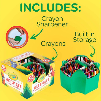 Hộp 152 Bút Sáp Màu Crayon - Crayola 520030