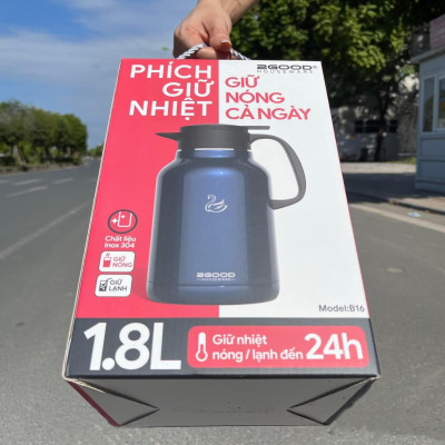Phích Pha Trà Giữ Nhiệt 2GOOD FLASK B16 (1.8L)- hàng chính hãng