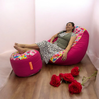 Bộ Ghế Lười K-Bean Hoa Ngủ Sắc