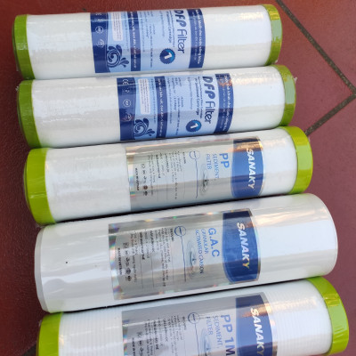 Combo 5 LÕI LỌC NƯỚC , lõi lọc thô số 1,2,3 Sanaky dùng cho máy lọc nước R.O