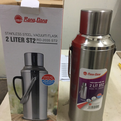 Phích đựng nước nóng Rạng Đông model: RD-2035 ST1 (ST2)- Chính hãng, inox, giữ nhiệt, dung tích 2 lít