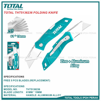 DAO RỌC CÁP XẾP GỌN TOTAL THT5136236 - HÀNG CHÍNH HÃNG