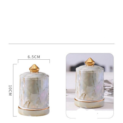 Ống đựng tăm họa tiết vân đá, sang trọng, lịch sự