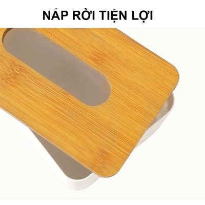 Hộp Đựng Khăn Giấy Chữ Nhật Siêu Sang PaKaSa chất lượng Nhật Bản 