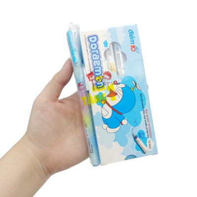 Hộp 10 Bút Dạ Kim - Thiên Long FL-04/DO - Mực Xanh