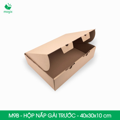 M9B - 40x30x10 cm - 10 thùng hộp carton nắp gài đóng hàng